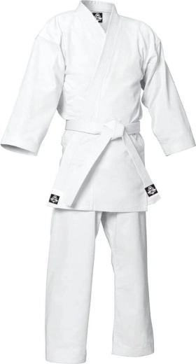 Otroški kimono DBX BUSHIDO za karate z belim pasom