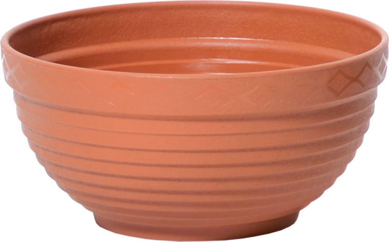 Plastična cvetlična skleda 40 cm terakota, UV odporna