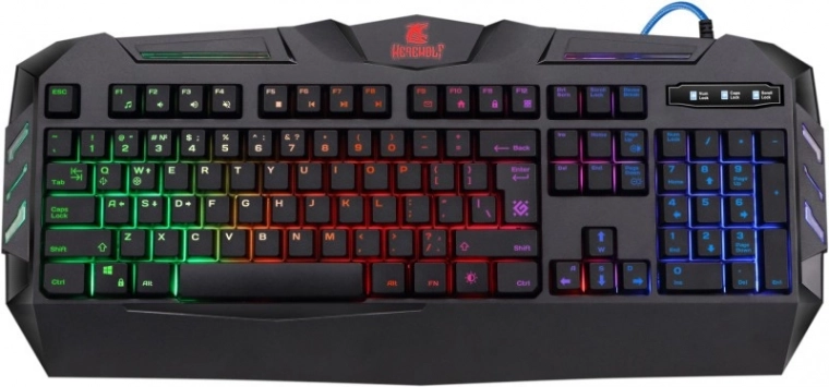 Igralna tipkovnica Defender Werewolf GK-120DL z membranskimi stikali in osvetlitvijo