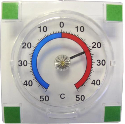 Zunanji samolepilni termometer PROVENCE -50 do +50 °C, prozoren