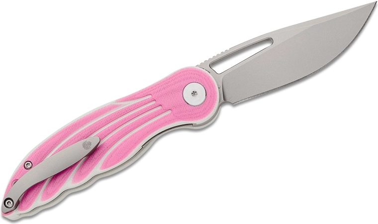 14C28N steel with sandblasted finish