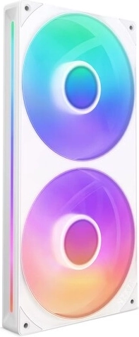 Dvojni 280 mm RGB ventilator NZXT F RGB Core PWM – bel