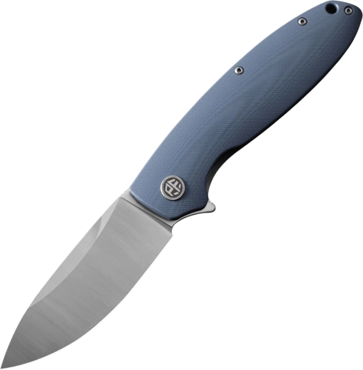 Petrified Fish Terra pocket knife 9 cm, satin, blue G10