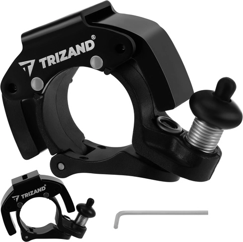 Mehanski kolesarski zvonec TRIZAND, črn, 100 dB
