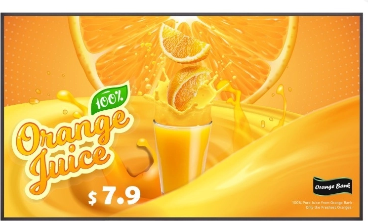 velikoformatni monitor 43" UHD 500 cd/m² za delovanje 24/7