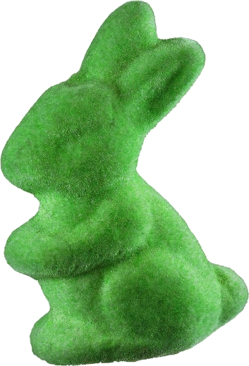 Mehki zeleni zajček 9 cm