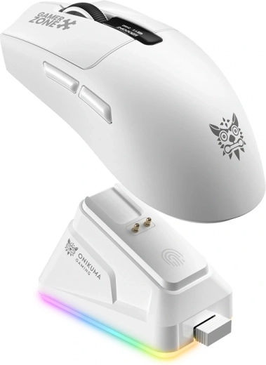 ONIKUMA DM10 Wireless Gaming Mouse – White