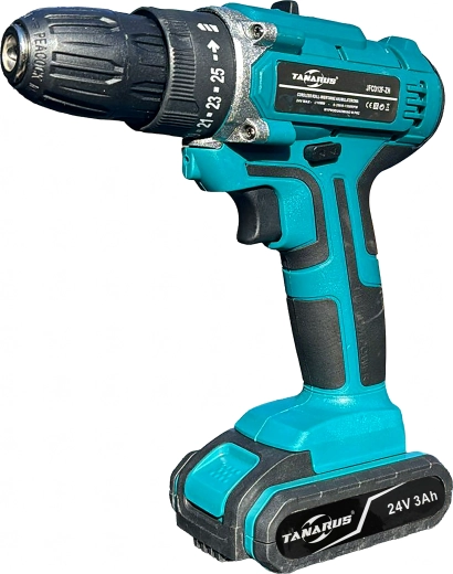 Močna 24 V zmogljivost za vrtanje in vijačenje