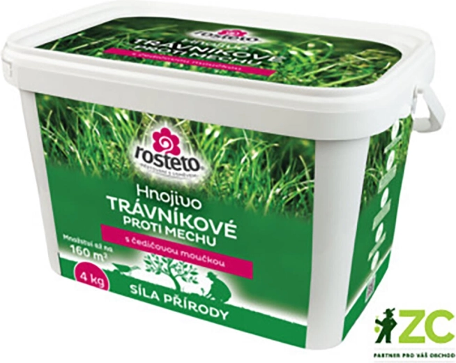 Gnojilo ROSTETO z bazaltno moko proti mahu za trato 4 kg
