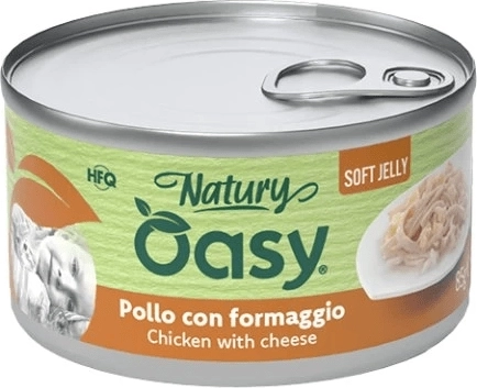 Oasy Natural Soft Jelly piščanec s sirom 150 g