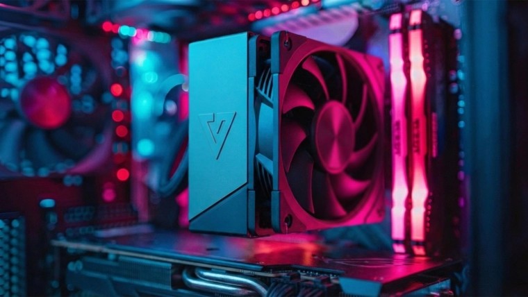 LCD zaslon: temperatura CPU in vrtljaji na očeh