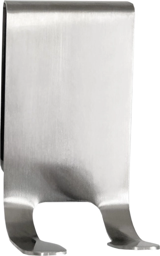 Kljuka za tuš vrata iz nerjavnega jekla, srebrna, 8 × 4,5 × 1,5 cm