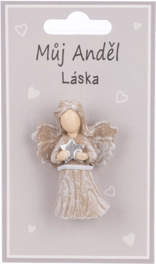 Keramični dekorativni magnet angel »Ljubezen«