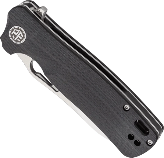 Durable D2 steel with satin finish