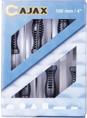 6-delni komplet pilnikov 100/2 s križnim rezom