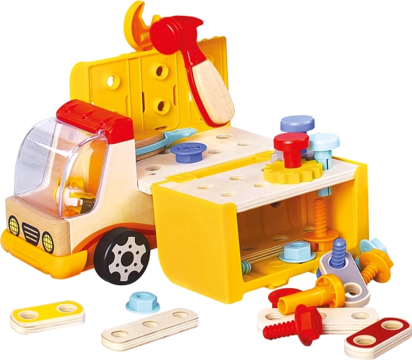 A vehicle and workshop in one