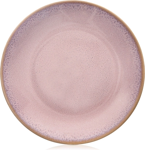 Rožnat keramičen desertni krožnik GLAZE 20,5 cm