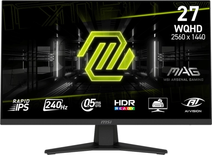Monitor 27" MAG 274QF X24, 240 Hz, FHD, raven, črn