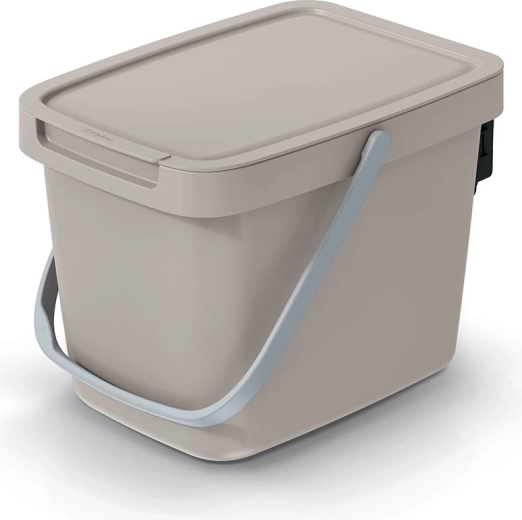 Koš za odpadke Systema Q Collect 6 l svetlo rjav