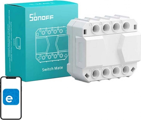 Pametno stikalo SONOFF S-MATE z eWeLink Remote
