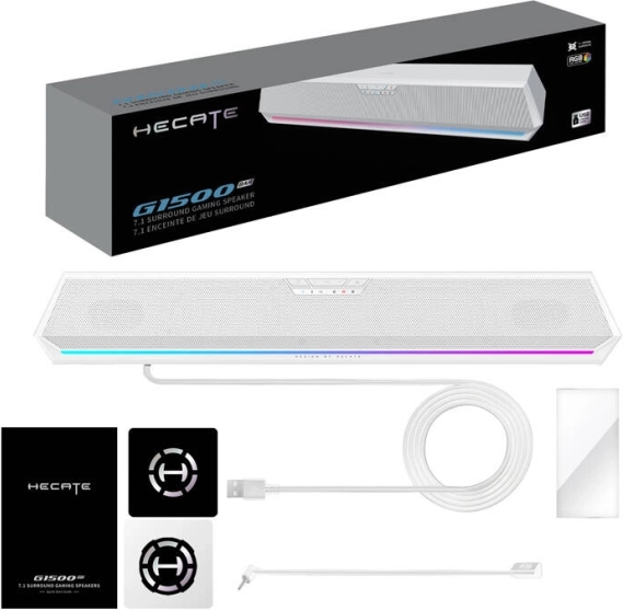 Igralna zvočna vrstica Edifier Hecate G1500 Bar bela