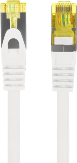 Patch kabel Lanberg Cat6a S/FTP LSZH CU 0,5 m bel - 1 kos