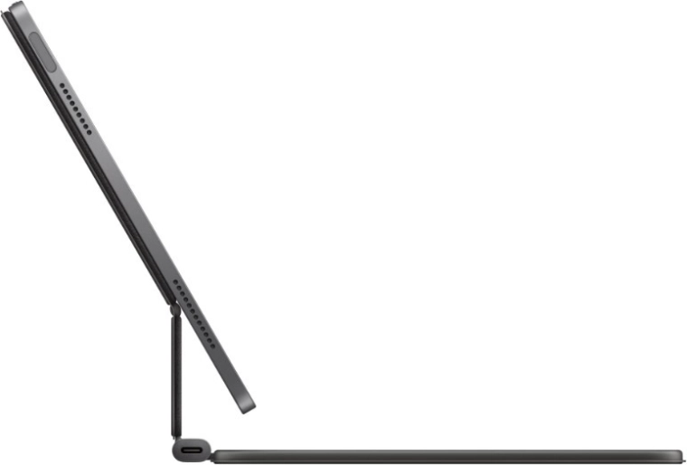 Lebdeča konstrukcija z gladkim nastavljanjem kota