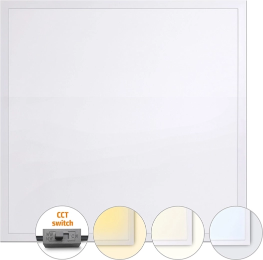 Solight LED panel Backlit CCT 36 W 60×60 cm bel