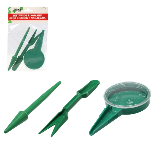 Set za pikiranje z mini sejalnikom in orodji