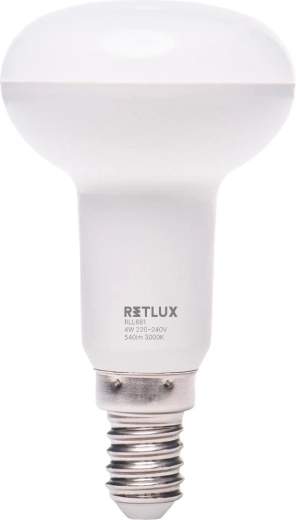 LED reflektorska žarnica RETLUX R50 E14 4 W topla bela