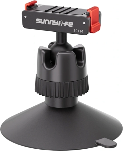 Sunnylife magnetic quick-release mounting adapter with 360° ball joint for DJI Osmo 360 and Osmo Action 5 Pro/4/3