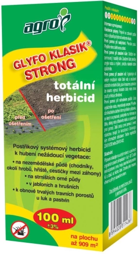 Agro Glyfo Klasik Strong totalni herbicid 100 ml