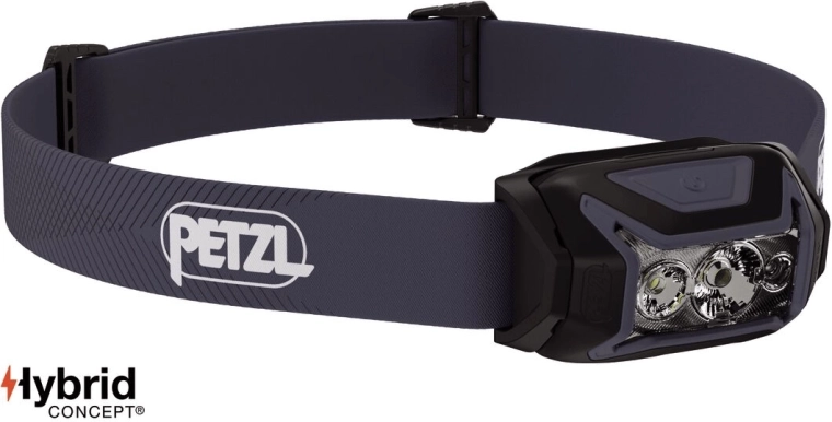 Naglavna svetilka PETZL Actik, črna, 450 lm