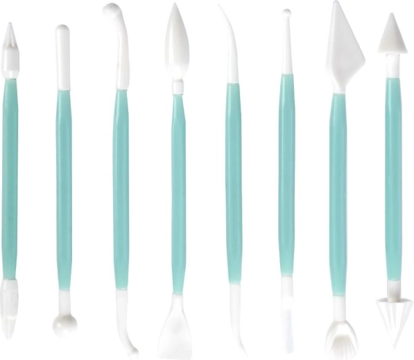 Set lopatic in modelirnih orodij za torte, 8 kosov