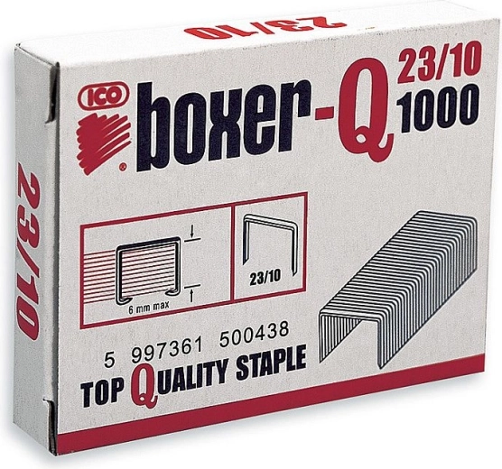 Pisalne sponke 23/10, pocinkane, 1000 kos