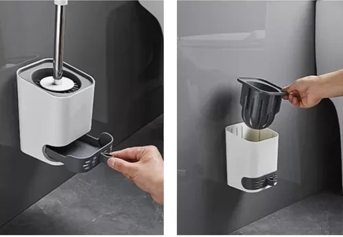 Hygienic holder with drip section