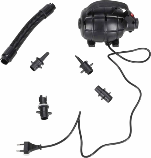 Electric pump included for quick inflation