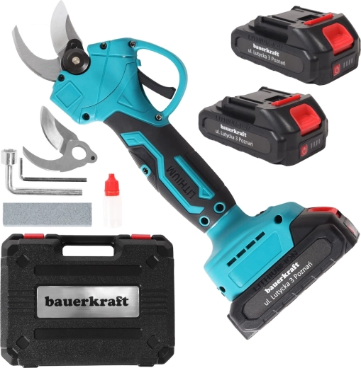 Akumulatorske električne vrtne škarje 21 V za veje in žive meje