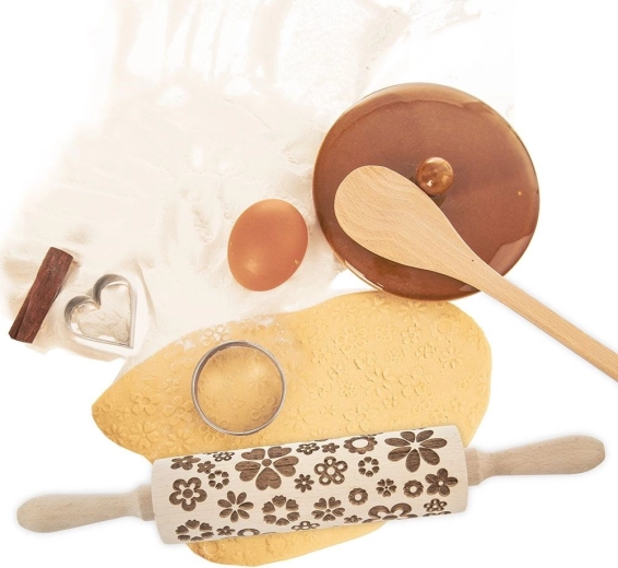 Nežen cvetlični relief za učinkovito peko