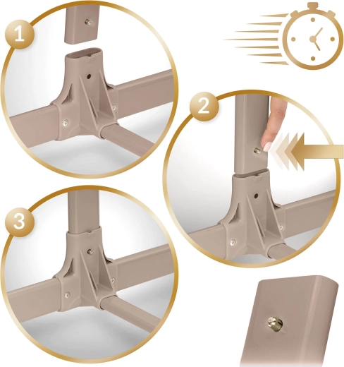 Hitro sestavljanje in enostavno vzdrževanje