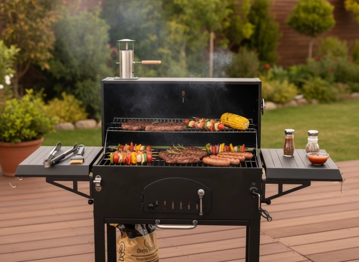 Litoželezna rešetka za enakomerno toploto in izrazit okus