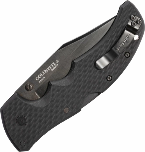 G10 handle and pocket clip for comfortable carry