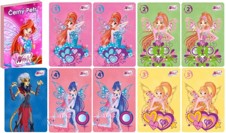 Igra s kartami Črni Peter Winx Club