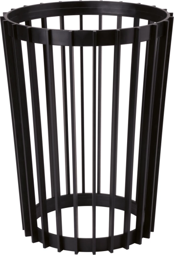 Stojalo za rože Standy 1 črno, dvostransko 24/30 cm, višina 40 cm