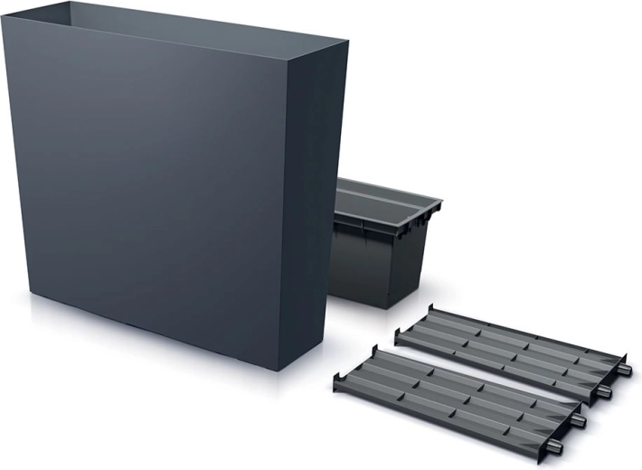 Visok korito URBI CASE T antracit