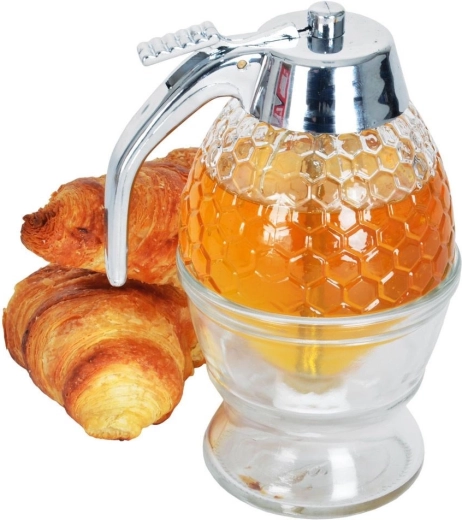 Eleganten stekleni dizajn s stojalom