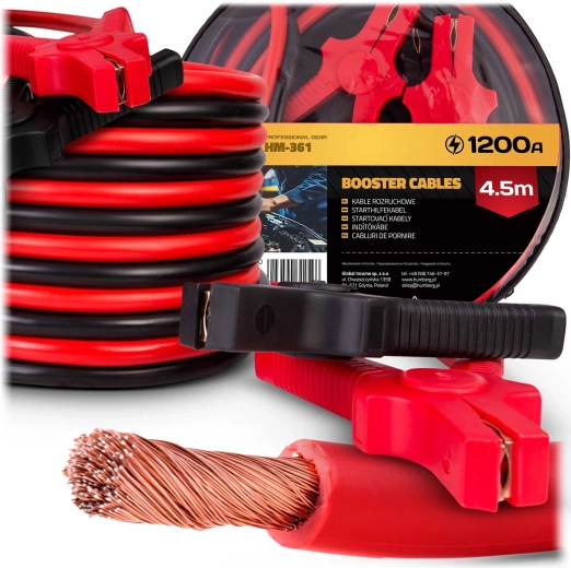 Humberg 1200 A Jump Leads, 4.5 m