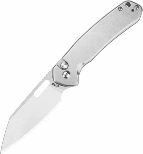 CJRB Pyrite-Alt pocket folding knife 7.9 cm satin, all-metal