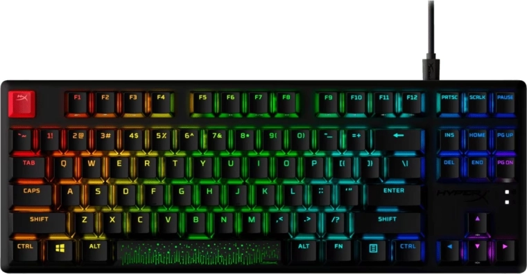 HyperX Alloy Origins Core PBT HX Blue igralna mehanska tipkovnica TKL