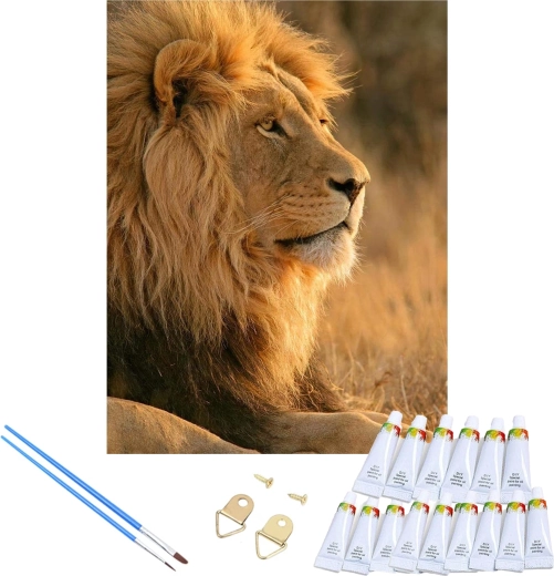 Motiv leva in okvir za takojšnje obešanje